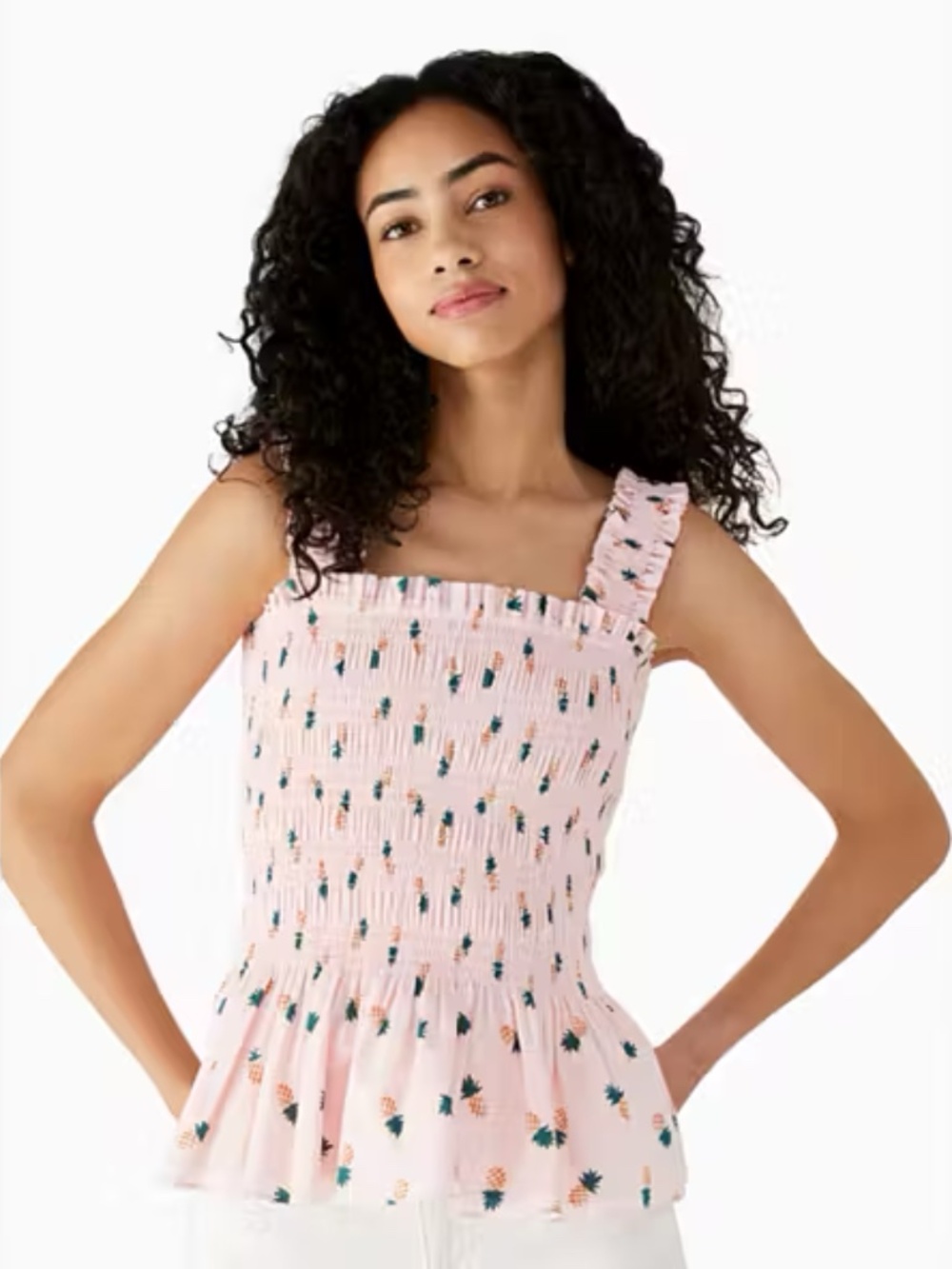 Kate Spade Pineapple Print tank top
